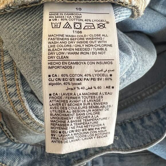 Old Navy Jeans Women's Size 10 Extra High Rise Wide Leg Cargo Drapey Derby - Picture 4 of 8